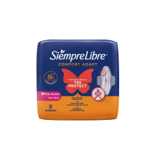 SIEMPRE LIBRE ABSORVENTE CONFORT ADAPT COM ABAS X8 UNIDADES SIEMPRE LIBRE ABSORVENTE CONFORT ADAPT COM ABAS X8 UNIDADES