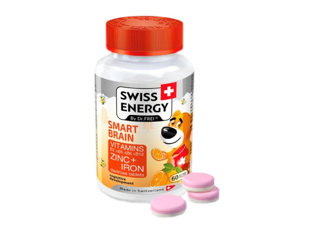 SWISS ENERGY SMART BRAIN - 60 PASTILHAS MASTIGAVEIS SWISS ENERGY SMART BRAIN - 60 PASTILHAS MASTIGAVEIS