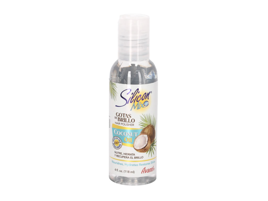 SILICON MIX COCONUT OIL GOTAS DE BRILLO - 118ML SILICON MIX COCONUT OIL GOTAS DE BRILLO - 118ML