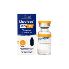 ETICOS LIPOLESS TIRZEPATIDA 15MG - FRASCO 2.4ML ETICOS LIPOLESS TIRZEPATIDA 15MG - FRASCO 2.4ML