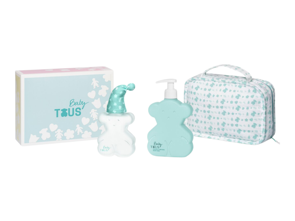 PERFUME TOUS BABY KIT EAU DE COLOGNE 100ML + BODY LOTION + NECESER PERFUME TOUS BABY KIT EAU DE COLOGNE 100ML + BODY LOTION + NECESER