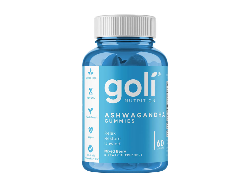 GOLI NUTRITION ASHWAGANDHA GUMMIES - 60 GUMMIES GOLI NUTRITION ASHWAGANDHA GUMMIES - 60 GUMMIES