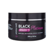 MASCARA MATIZADORA AJUMA HAIR BLACK PLATINUM - 250G