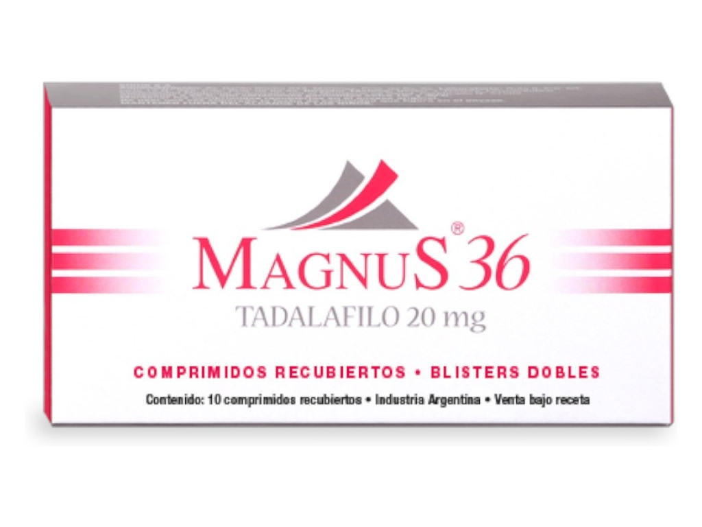 WESER PHARMA MAGNUS 36 TADALAFILO 20MG 10 COMPRIMIDOS WESER PHARMA MAGNUS 36 TADALAFILO 20MG 10 COMPRIMIDOS