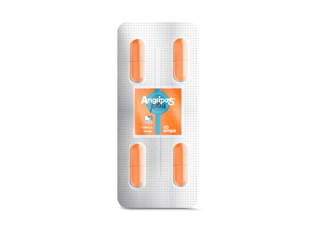 MEDICAMENTO ANGRIPAS PLUS - 4 COMPRIMIDOS MEDICAMENTO ANGRIPAS PLUS - 4 COMPRIMIDOS