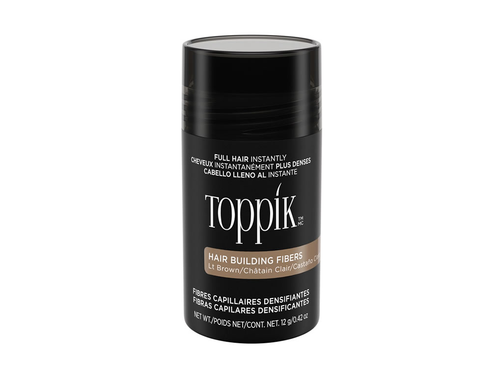 TOPPIK HAIR BUILDING FIBERS 12G - LIGHT BROWN TOPPIK HAIR BUILDING FIBERS 12G - LIGHT BROWN
