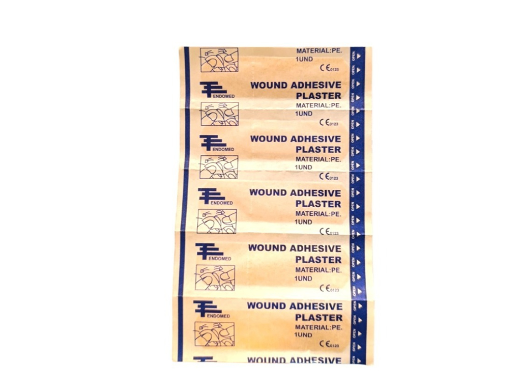 WOUND ADHESIVE PLASTER - 5 UNIDADES WOUND ADHESIVE PLASTER - 5 UNIDADES