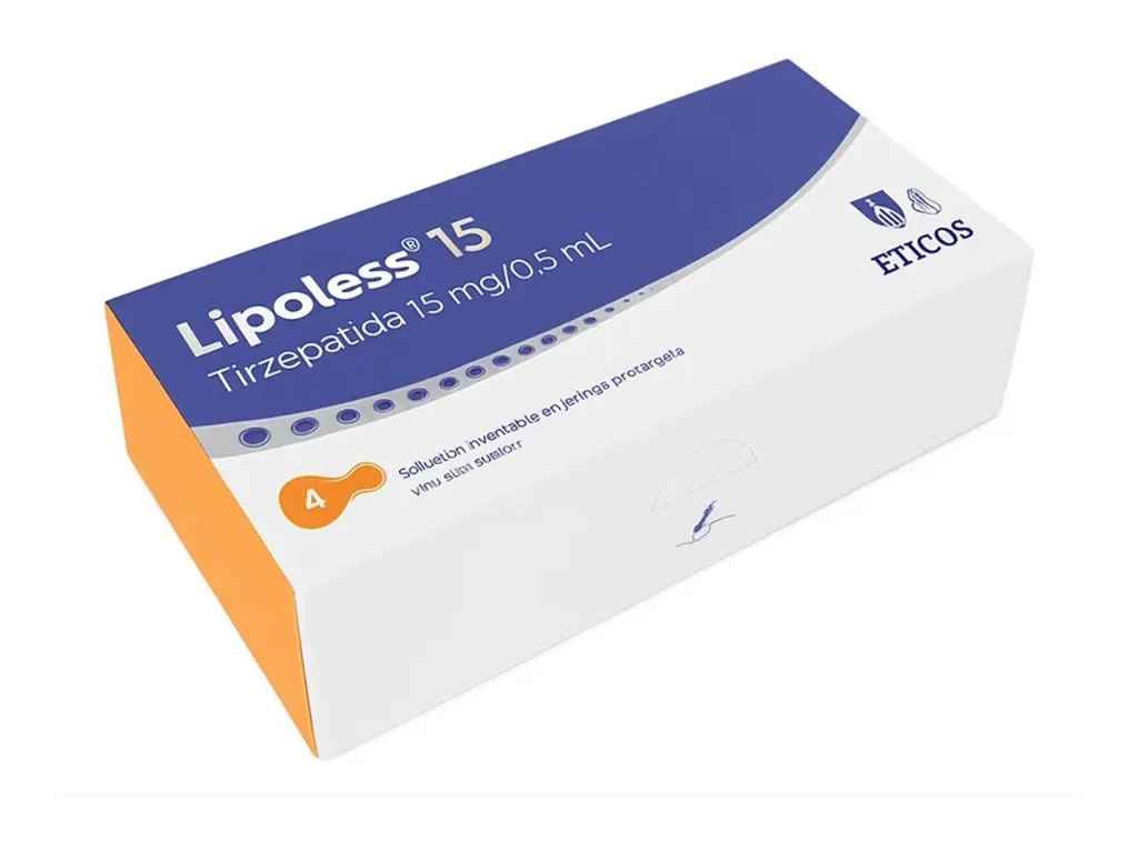 LIPOLESS TIRZEPATIDA 15MG - 4 SERINGAS LIPOLESS TIRZEPATIDA 15MG - 4 SERINGAS