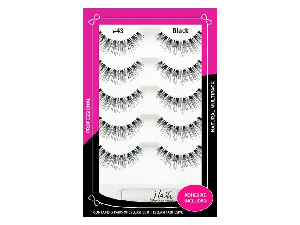 KIT PARA CILIOS J.LASH NATURAL MULTIPACK 5 PAIR - #43 KIT PARA CILIOS J.LASH NATURAL MULTIPACK 5 PAIR - #43