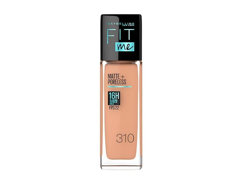 BASE LIQUIDA MAYBELLINE FITME MATTE + PORELESS - 310 SUN BEIGE BASE LIQUIDA MAYBELLINE FITME MATTE + PORELESS - 310 SUN BEIGE