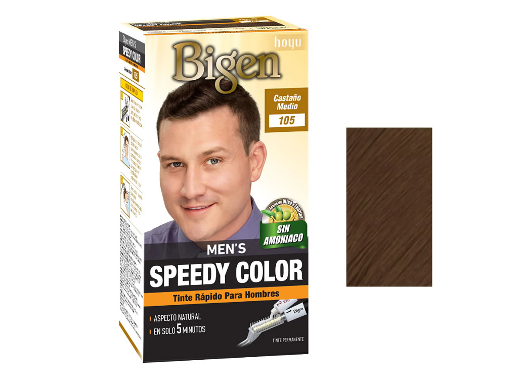 COLORAÇÃO BIGEN TINTA MENS SPEEDY COLOR 105 CASTANHO MEDIO COLORAÇÃO BIGEN TINTA MENS SPEEDY COLOR 105 CASTANHO MEDIO