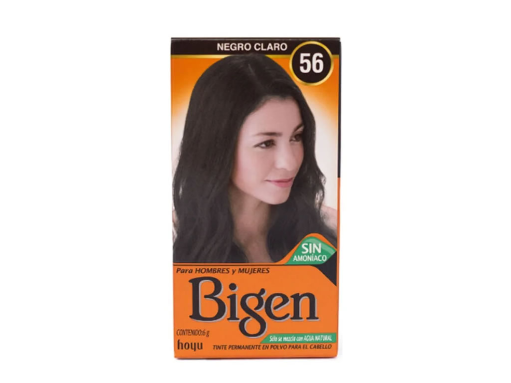 COLORAÇÃO BIGEN TINTA EM PO N56 - PRETO CLARO COLORAÇÃO BIGEN TINTA EM PO N56 - PRETO CLARO