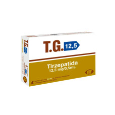 INDUFAR TG TIRZEPATIDA 12.5MG - 4 SERINGAS INDUFAR TG TIRZEPATIDA 12.5MG - 4 SERINGAS