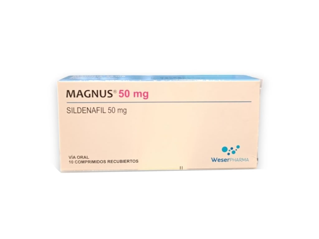 WESER PHARMA MAGNUS SILDENAFIL 50MG 10 COMPRIMIDOS WESER PHARMA MAGNUS SILDENAFIL 50MG 10 COMPRIMIDOS