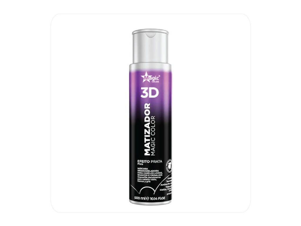 MATIZADOR MAGIC COLOR 3D EFEITO PRATA - 500ML MATIZADOR MAGIC COLOR 3D EFEITO PRATA - 500ML