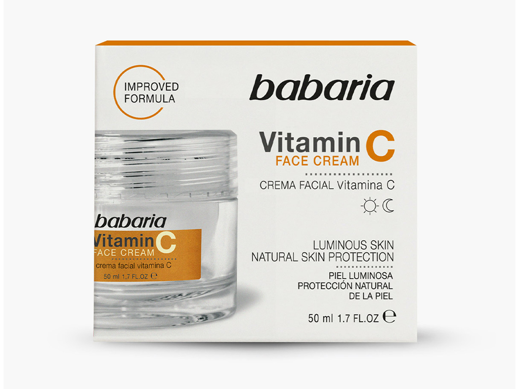 CREME FACIAL BABARIA VITAMINA C - 50 ML CREME FACIAL BABARIA VITAMINA C - 50 ML