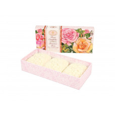 KIT SABONETE ARTESANAL FIORENTINO ROSA CENTIFOLIA - 3X125GR KIT SABONETE ARTESANAL FIORENTINO ROSA CENTIFOLIA - 3X125GR
