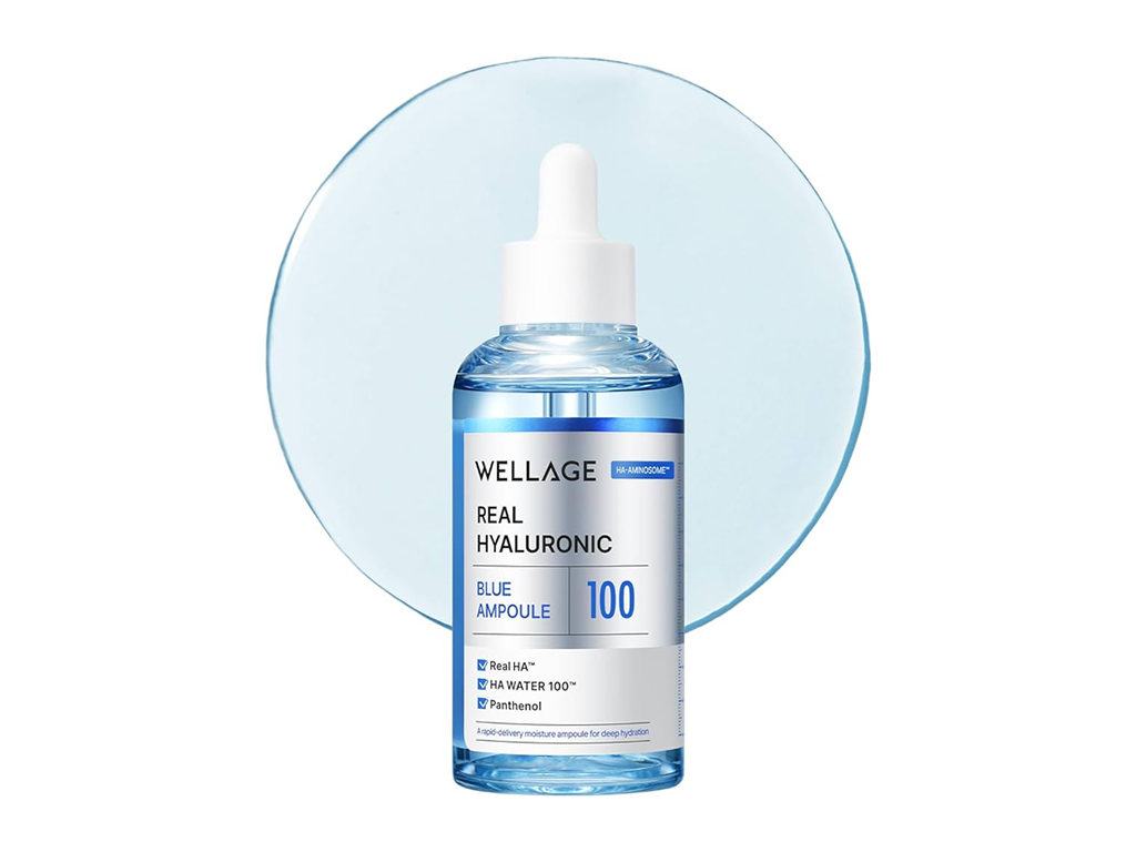 WELLAGE REAL HYALURONIC 100 BLUE AMPOULE - 60ML WELLAGE REAL HYALURONIC 100 BLUE AMPOULE - 60ML