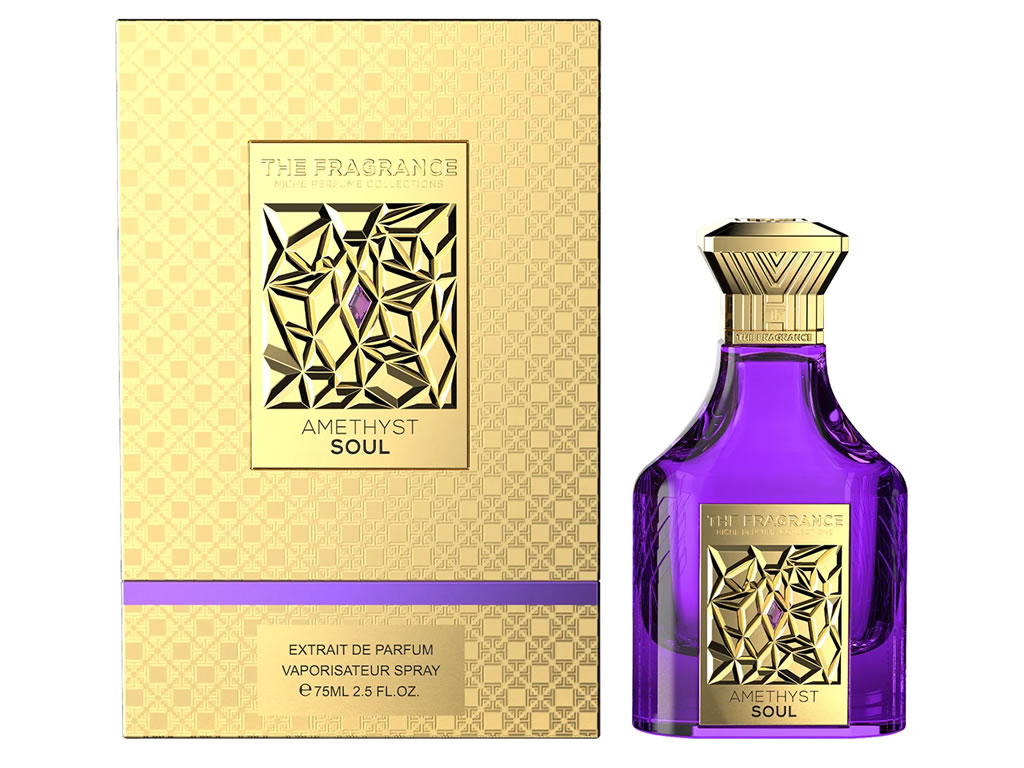 PERFUME THE FRAGRANCE AMETHYSTE SOUL EXTRAIT DE PARFUM - 75ML - UNISEX PERFUME THE FRAGRANCE AMETHYSTE SOUL EXTRAIT DE PARFUM - 75ML - UNISEX