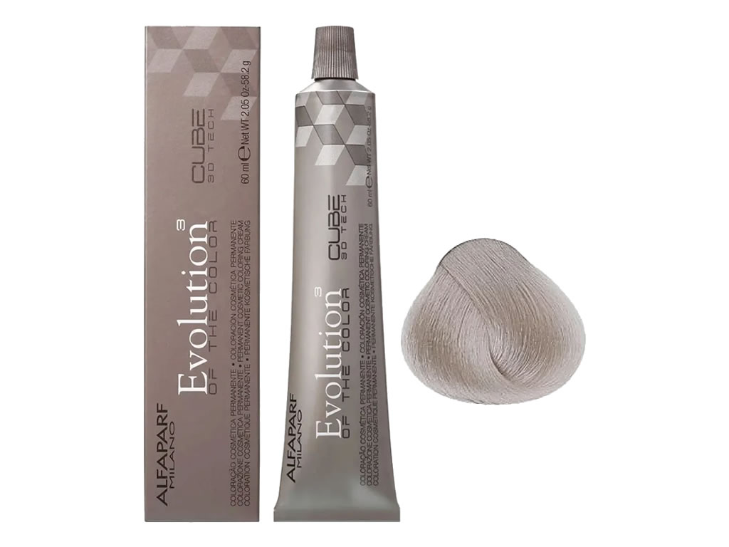 TINTA CAPILAR ALFAPARF EVOLUTION OF THE COLOR - 60ML - 10.21 LOURO EXTRA-CLARO IRISE CINZA TINTA CAPILAR ALFAPARF EVOLUTION OF THE COLOR - 60ML - 10.21 LOURO EXTRA-CLARO IRISE CINZA