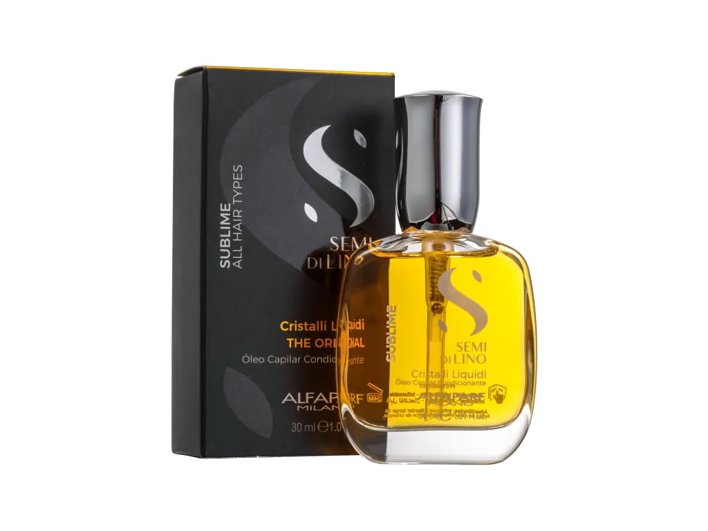 ALFAPARF ÓLEO CAPILAR CRISTALLI LIQUIDI SEMI DI LINO SUBLIME - 30 ML ALFAPARF ÓLEO CAPILAR CRISTALLI LIQUIDI SEMI DI LINO SUBLIME - 30 ML