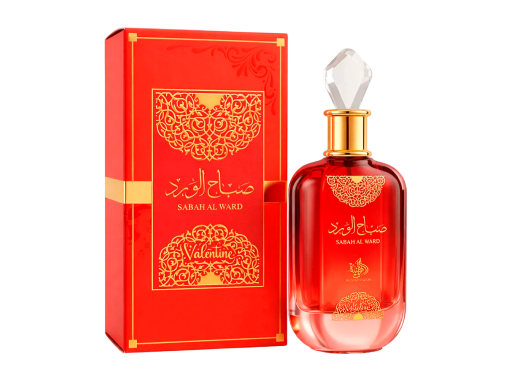 PERFUME AL WATANIAH SABAH AL WARD VALENTINE EDP 100 ML - FEMININO PERFUME AL WATANIAH SABAH AL WARD VALENTINE EDP 100 ML - FEMININO