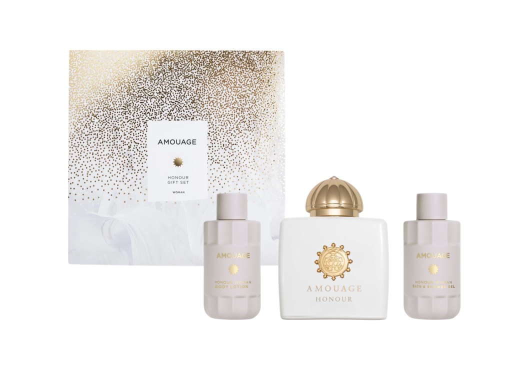 PERFUME AMOUAGE KIT HONOUR WOMAN EDP 100ML + SHOWER GEL 60ML - BODY LOTION 60ML PERFUME AMOUAGE KIT HONOUR WOMAN EDP 100ML + SHOWER GEL 60ML - BODY LOTION 60ML