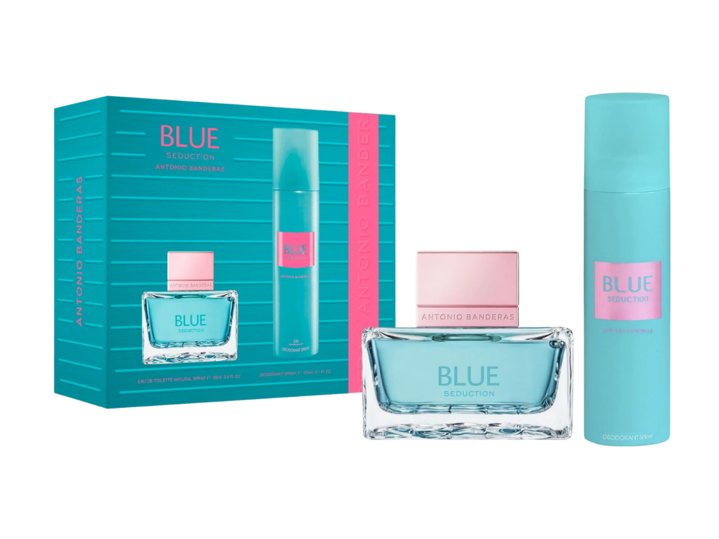 PERFUME ANTONIO BANDERAS KIT BLUE SEDUCTION EDT 80ML + DEODORANT 150ML - FEMININO PERFUME ANTONIO BANDERAS KIT BLUE SEDUCTION EDT 80ML + DEODORANT 150ML - FEMININO