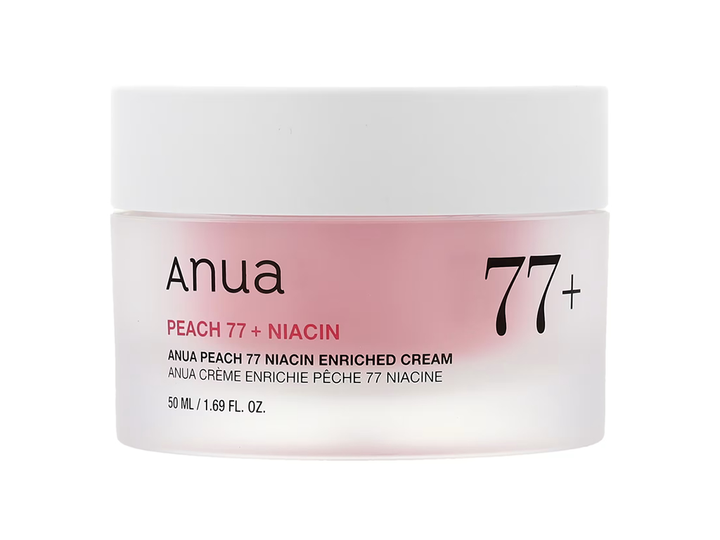 ANUA 77+ PEACH + NIACIN ENRICHED CREAM - 50ML ANUA 77+ PEACH + NIACIN ENRICHED CREAM - 50ML