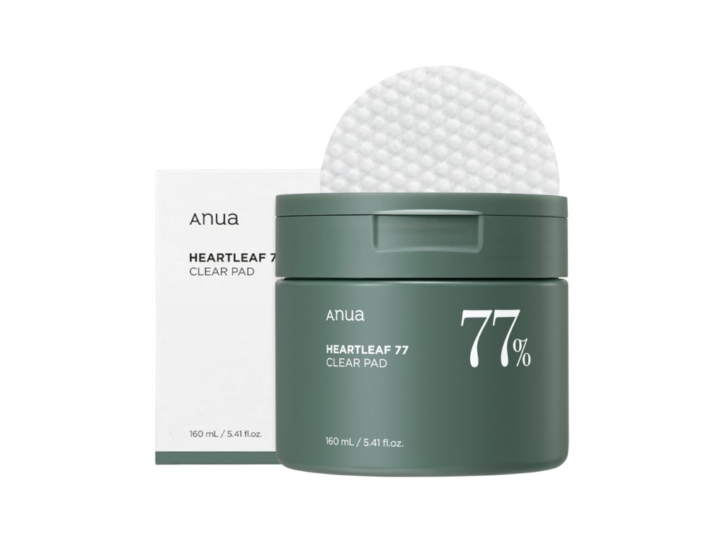 ANUA HEARTLEAF 77 CLEAR PAD 160ML - 70 PADS ANUA HEARTLEAF 77 CLEAR PAD 160ML - 70 PADS