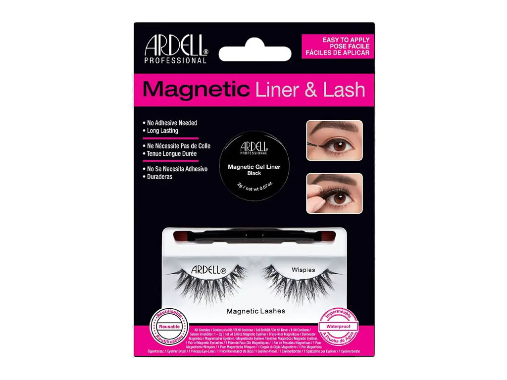 KIT ARDELL MAGNETIC LASH WISPIES WITH GEL LINER - 1 PAR KIT ARDELL MAGNETIC LASH WISPIES WITH GEL LINER - 1 PAR