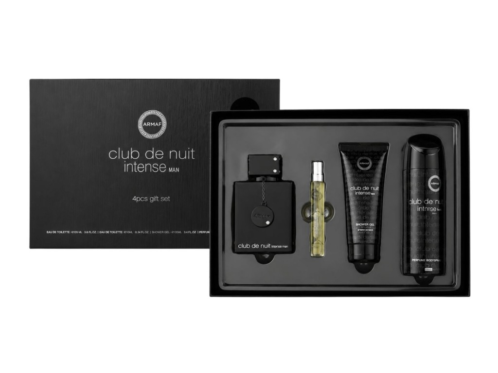 PERFUME ARMAF KIT CLUB DE NUIT INTENSE MAN EDT 105ML + 10ML + SHOWER GEL 100ML + DEO 200ML PERFUME ARMAF KIT CLUB DE NUIT INTENSE MAN EDT 105ML + 10ML + SHOWER GEL 100ML + DEO 200ML