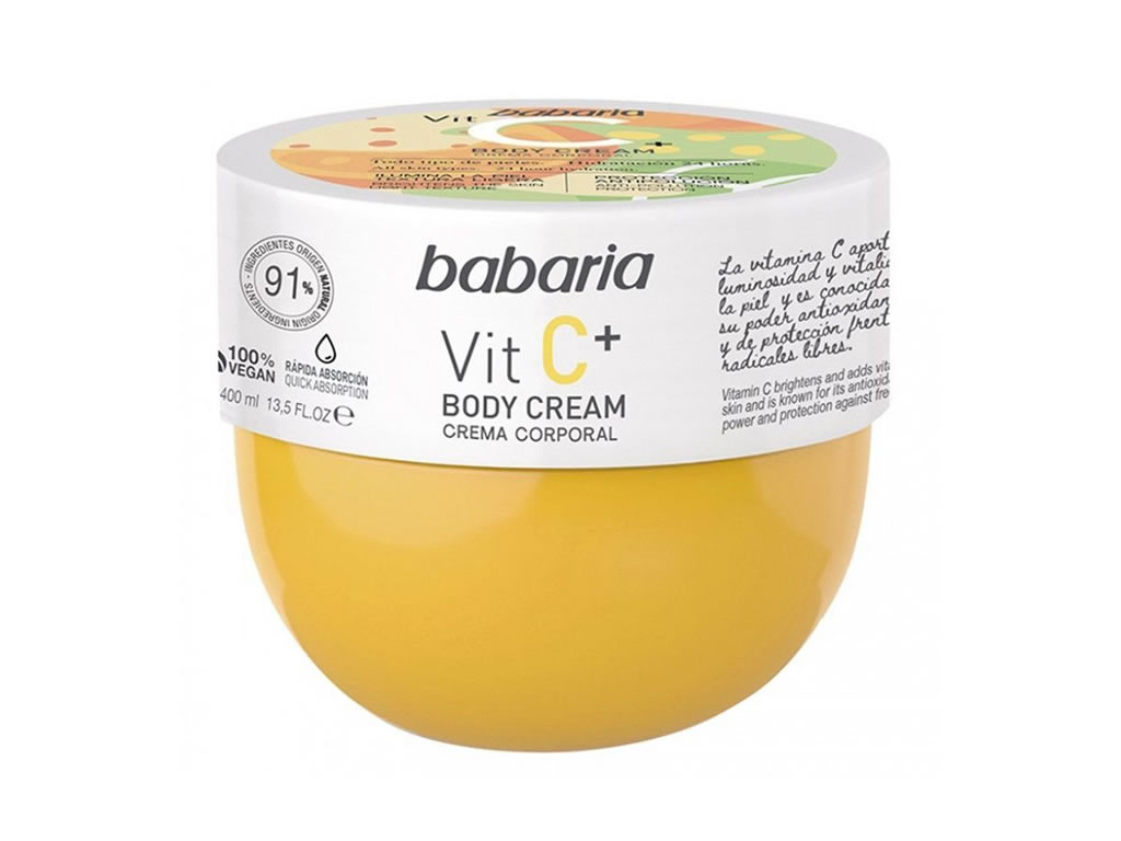 CREME CORPORAL BABARIA VITAMINA C - 400ML CREME CORPORAL BABARIA VITAMINA C - 400ML