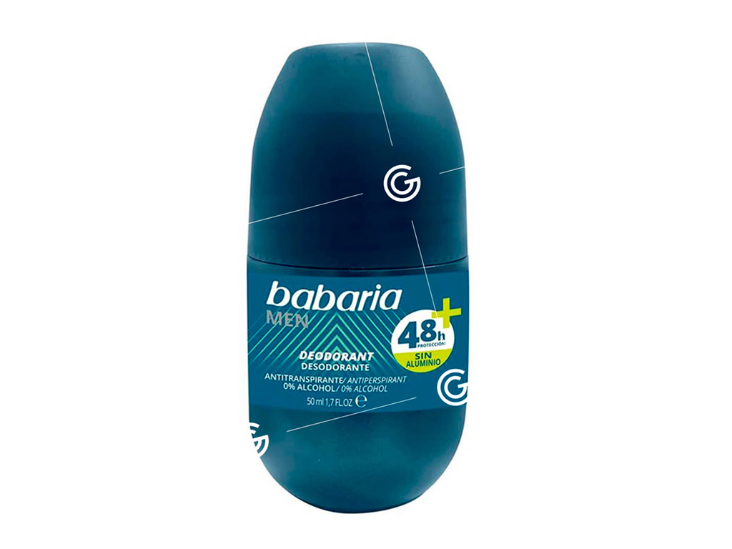 DESODORANTE BABARIA MEN ROLL ON 48H - 50ML DESODORANTE BABARIA MEN ROLL ON 48H - 50ML