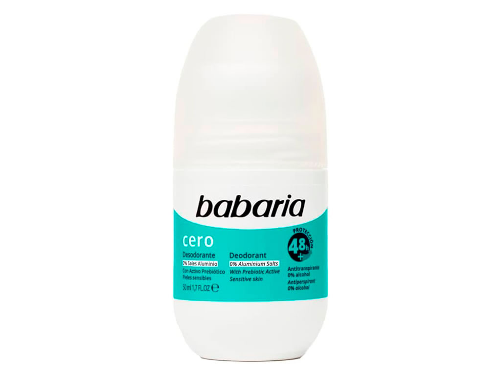 DESODORANTE BABARIA CERO 0% ALUMINIO ROLL ON - 50ML DESODORANTE BABARIA CERO 0% ALUMINIO ROLL ON - 50ML