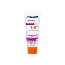 PROTETOR SOLAR FACIAL BABARIA ANTI MANCHAS 50+ ROSA MOSQUETA - 75ML PROTETOR SOLAR FACIAL BABARIA ANTI MANCHAS 50+ ROSA MOSQUETA - 75ML