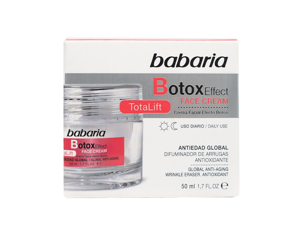 CREME FACIAL BABARIA BOTOX EFFECT - 50ML CREME FACIAL BABARIA BOTOX EFFECT - 50ML