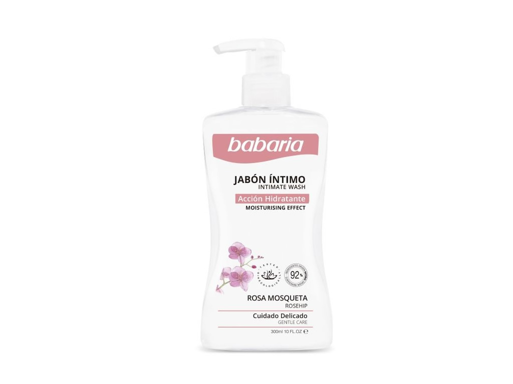 SABONETE ÍNTIMO BABARIA ROSA MOSQUETA - 300ML SABONETE ÍNTIMO BABARIA ROSA MOSQUETA - 300ML