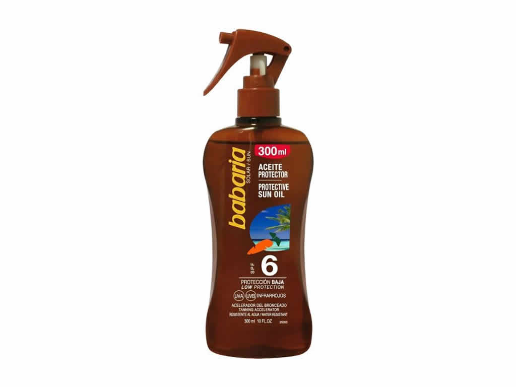 PROTETOR SOLAR BABARIA SPF6 - 300ML PROTETOR SOLAR BABARIA SPF6 - 300ML