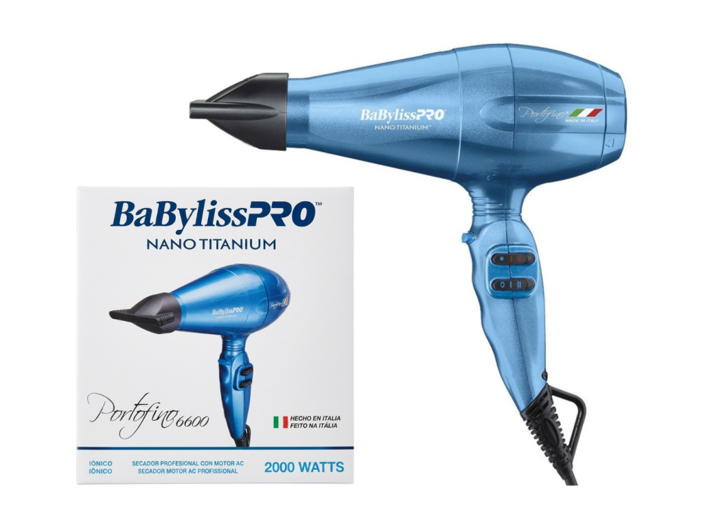 BABYLISS PRO SECADOR NANO TITANIUM PORTOFINO 6600 - 220V BABYLISS PRO SECADOR NANO TITANIUM PORTOFINO 6600 - 220V