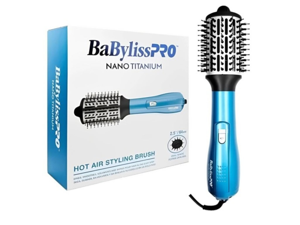 BABYLISS PRO ESCOVA HOT AIR STYLING BRUSH 2.5'' 64MM - AZUL - 220V BABYLISS PRO ESCOVA HOT AIR STYLING BRUSH 2.5'' 64MM - AZUL - 220V