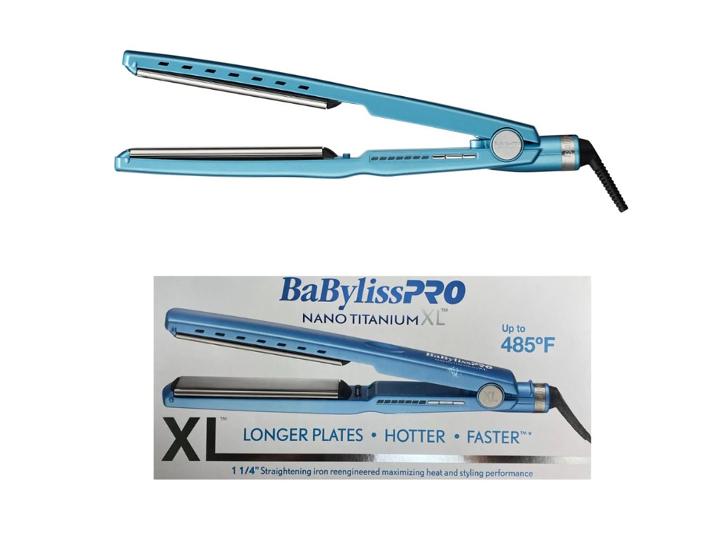 BABYLISS PRO NANO TITANIUM PRANCHA ALISADORA XL 1 1/4'' BIVOLT BABYLISS PRO NANO TITANIUM PRANCHA ALISADORA XL 1 1/4'' BIVOLT