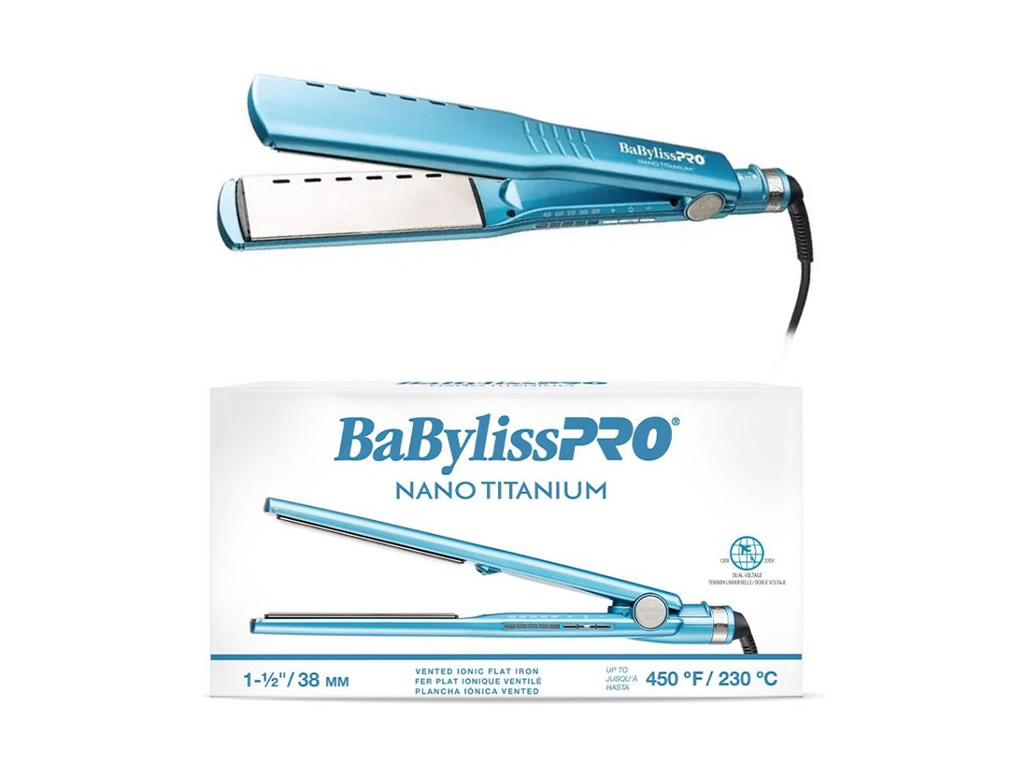 BABYLISS PRO PRANCHA NANO TITANIUM VENTED 38MM BIVOLT BABYLISS PRO PRANCHA NANO TITANIUM VENTED 38MM BIVOLT