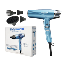 BABYLISS PRO SECADOR NANO TITANIUM DUAL IONIC 9100 BLUE - 220V BABYLISS PRO SECADOR NANO TITANIUM DUAL IONIC 9100 BLUE - 220V