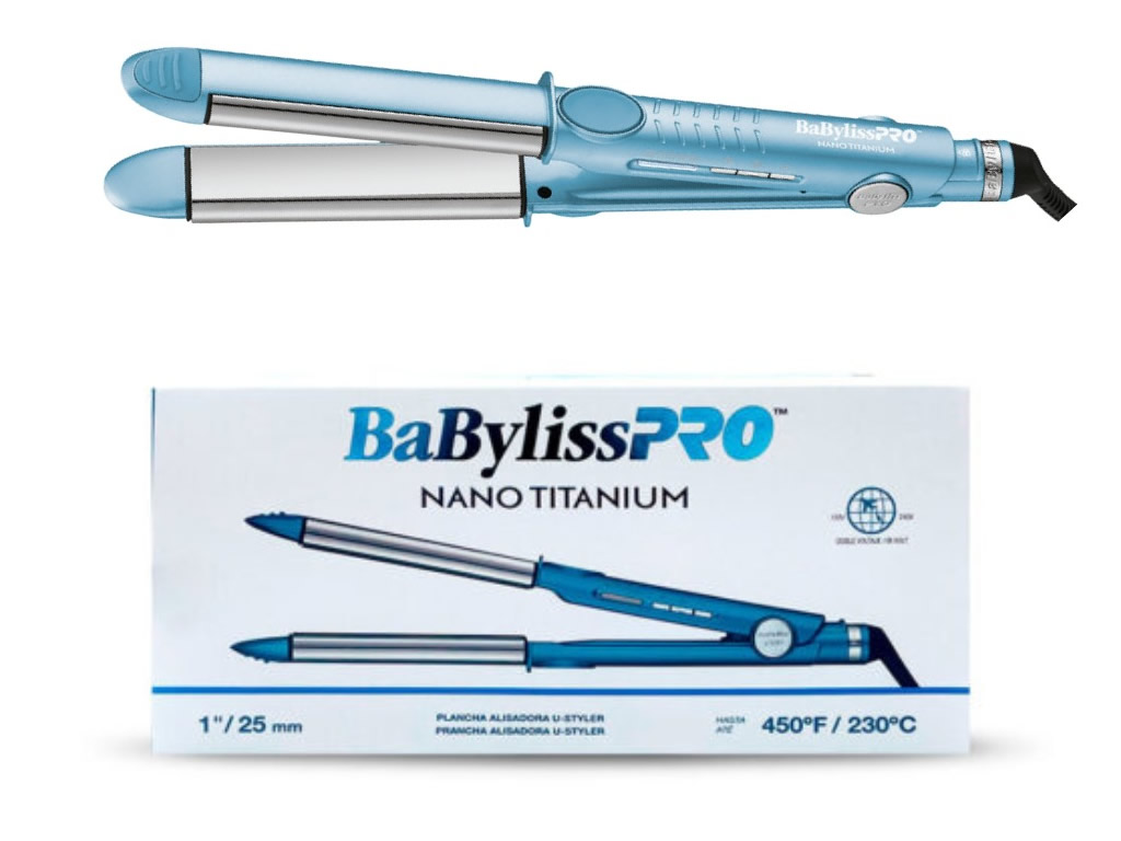 BABYLISS PRO NANO TITANIUM PRANCHA U-STYLER 1'' 25MM - BIVOLT BABYLISS PRO NANO TITANIUM PRANCHA U-STYLER 1'' 25MM - BIVOLT