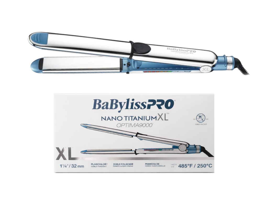 BABYLISS PRO PRANCHA NANO TITANIUM OPTIMA 9000 XL 32MM - BIVOLT BABYLISS PRO PRANCHA NANO TITANIUM OPTIMA 9000 XL 32MM - BIVOLT