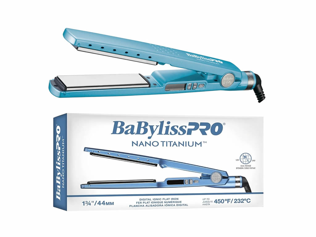 BABYLISS PRO PRANCHA ALISADORA NANO TITANIUM 1 3/4'' 44MM - BIVOLT BABYLISS PRO PRANCHA ALISADORA NANO TITANIUM 1 3/4'' 44MM - BIVOLT
