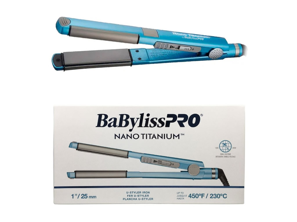 BABYLISS PRO PRANCHA NANO TITANIUM U-STYLER - 25MM - BIVOLT BABYLISS PRO PRANCHA NANO TITANIUM U-STYLER - 25MM - BIVOLT