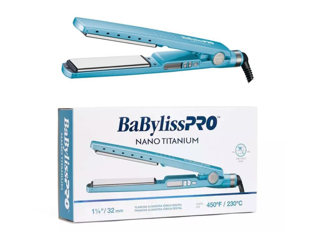 BABYLISS PRO PRANCHA NANO TITANIUM - 32MM 1 1/24'' - BIVOLT BABYLISS PRO PRANCHA NANO TITANIUM - 32MM 1 1/24'' - BIVOLT