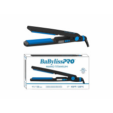 BABYLISS PRO NANO TITANIUM PRANCHA IONICA DIGITAL 32MM BLACK & BLUE BIVOLT BABYLISS PRO NANO TITANIUM PRANCHA IONICA DIGITAL 32MM BLACK & BLUE BIVOLT